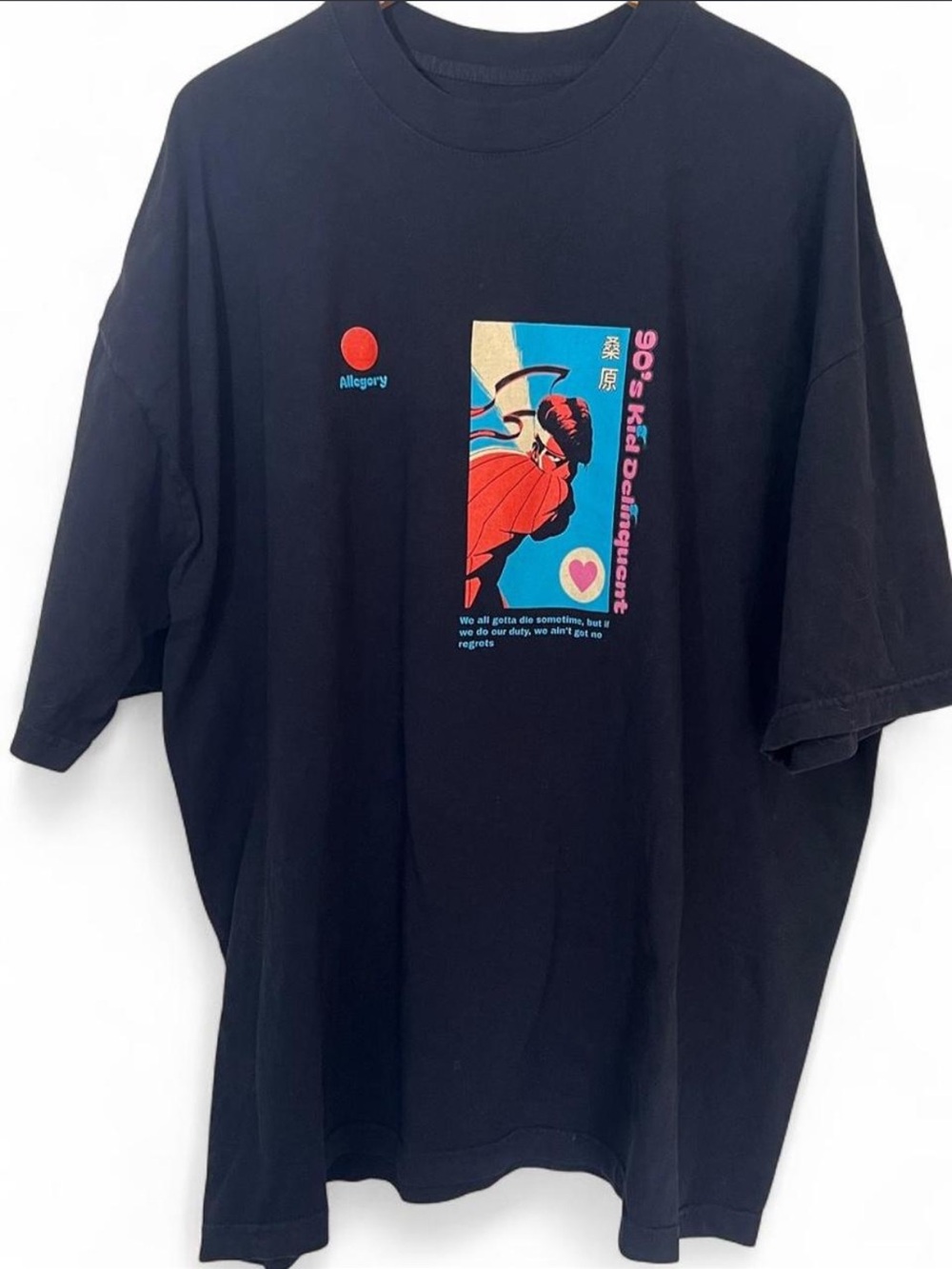 Allegory 90s Kid Kazuma Kuwabara Yu Yu Hakusho anime Tee Shirt 2 XL